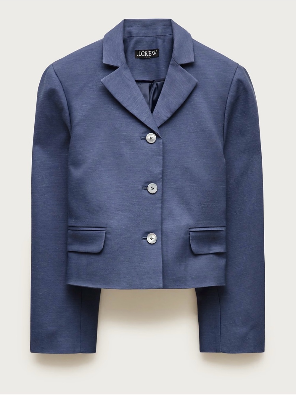 J. Crew Lenore lady blazer in Gramercy linen blend